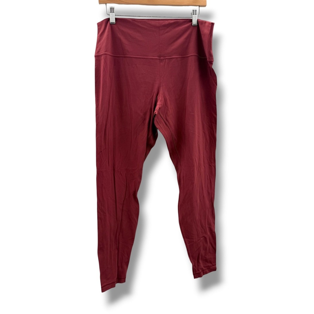 Lululemon Align High Rise Pant 28 Womens 16 Mulled Wine Nulu Leggings LW5DITS